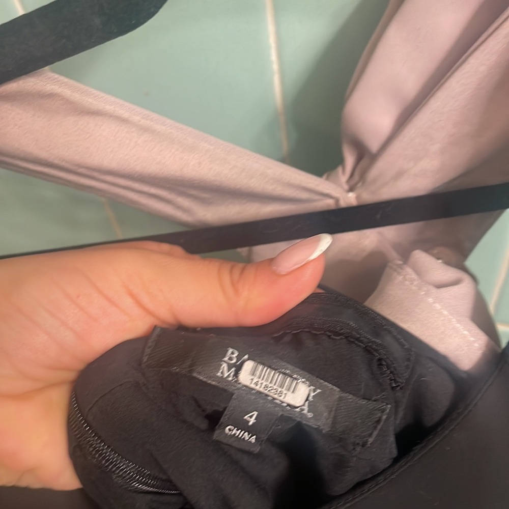 BADGLEY MISCHKA black bow sheath size 4 - Picture 7 of 7
